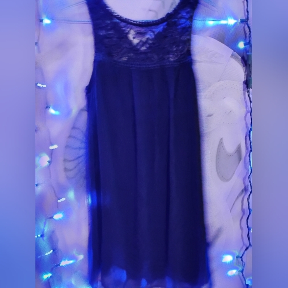 As U Wish Navy Kids Formal Dress